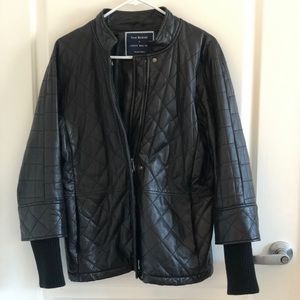 Isaac Mizrahi Faux leather jacket